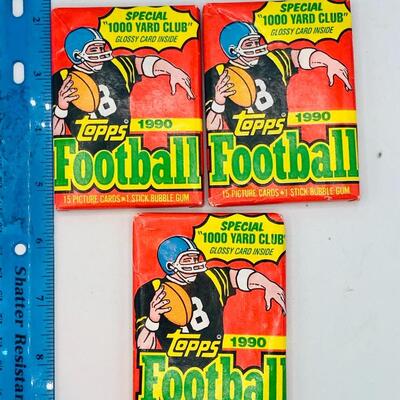 Unopened 1990 Topps Football Cards