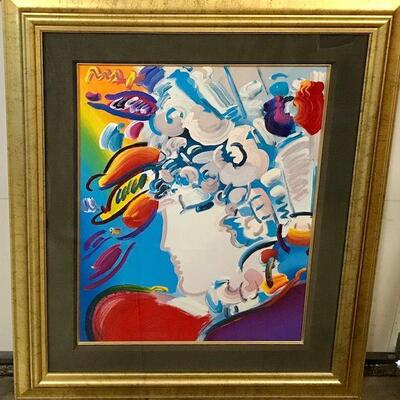 Peter Max Framed Pop Art Print