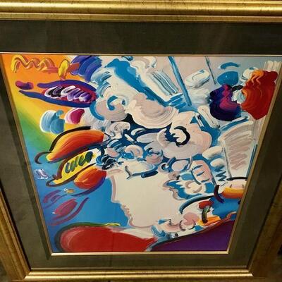 Peter Max Framed Pop Art Print