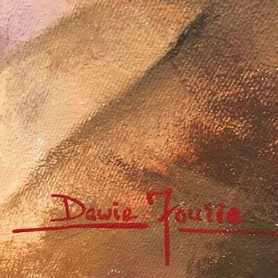 African Art Painting By South African Artist Dawie Fourie