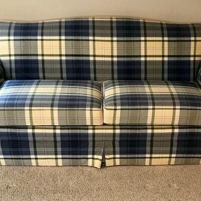 Plaid Sofa