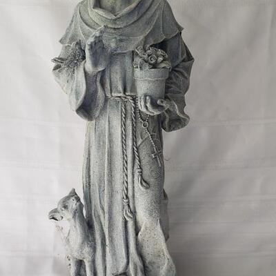St Francis lawn sculpture resin