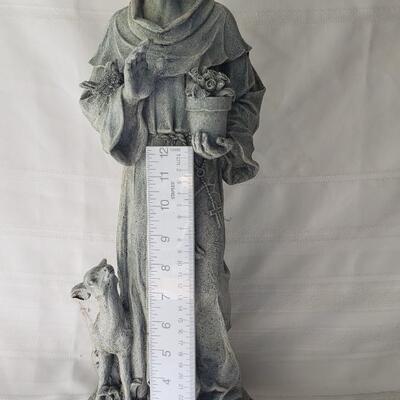 St Francis lawn sculpture resin