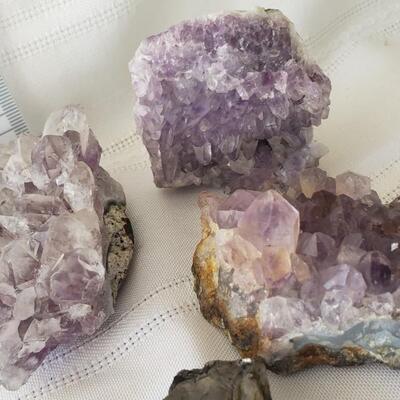 Quartz, mica, rocks collection