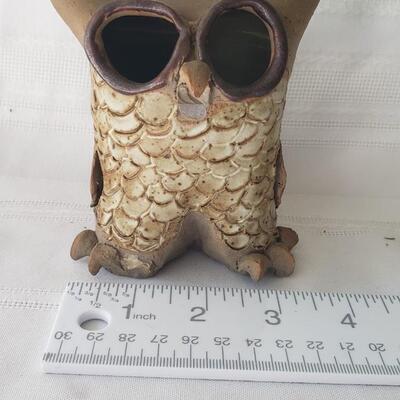 Small handmade owl ceramic