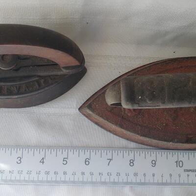 Two antique irons