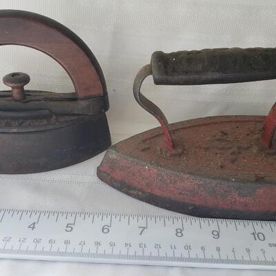 Two antique irons