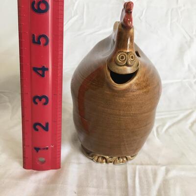Pottery Bank. Signed 