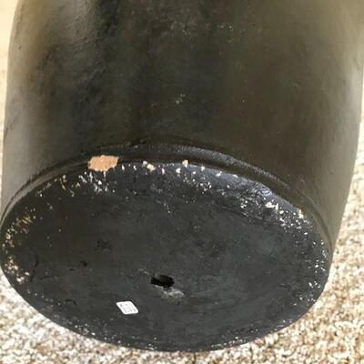 Large Decorative Brown Ceramic Vase