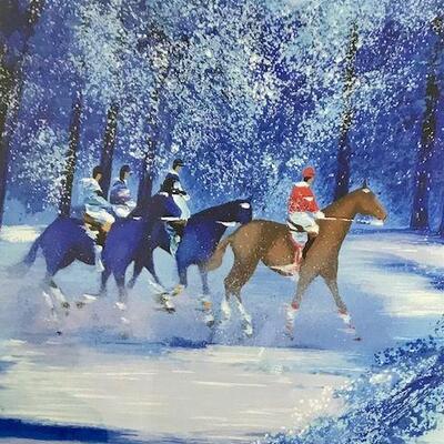 Victor Spann Framed Serigraph