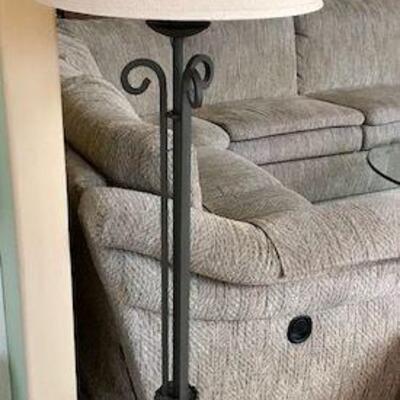 Black Wrought Iron Floor lamp