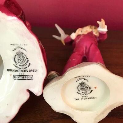 Two Vintage Royal Worcester Figurines