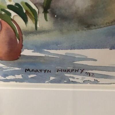 Martyn Murphy Framed Watercolor