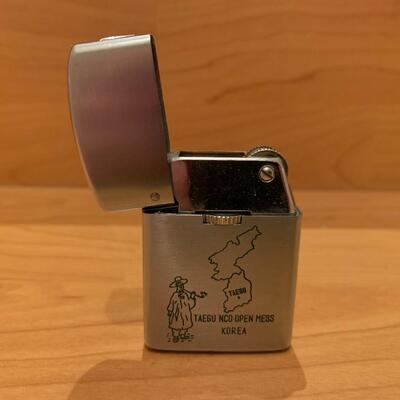Unique Taegu Korea Open Mess Lighter