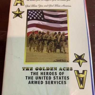 U.S. Military Heroes & SadaamHusayn Playing Cards