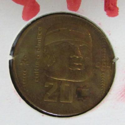 3 Older Mexican Coins, Nicer Condition, 1982, 1983, 1984 (not what owner wrote as 1884!)