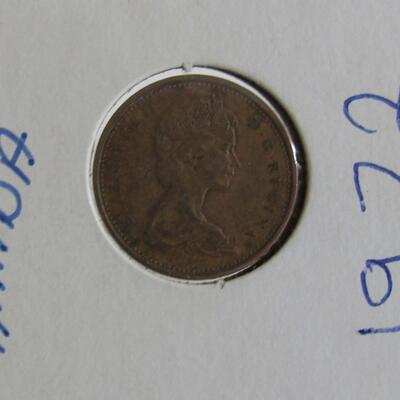 Lot of 3 Foreign Coins, Belgium, Canada, And Switzerland