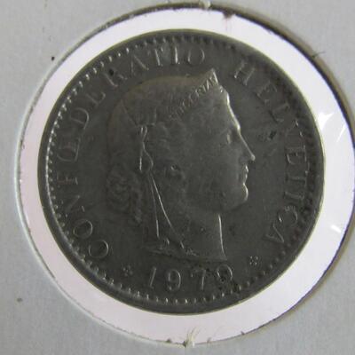 Lot of 3 Foreign Coins, Belgium, Canada, And Switzerland