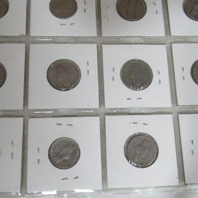 Lot of 19 Nickels Random Dates From 1939-1983