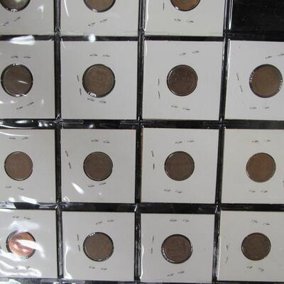 14 Vintage Wheat Pennies, Various Dates From 1941-1959