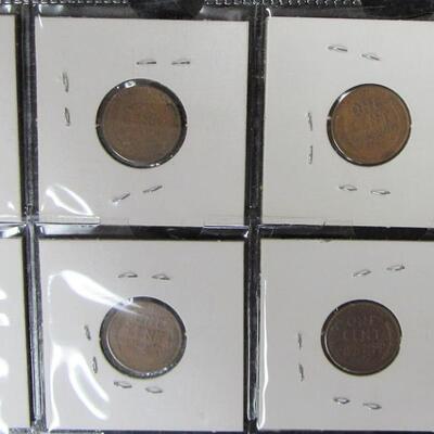 14 Vintage Wheat Pennies, Various Dates From 1941-1959