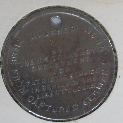 WWI Liberty Metal Made From German Cannon