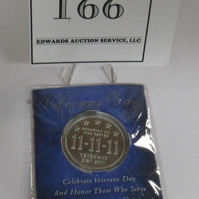 11-11-11 Veterans Day 2011 Medallion