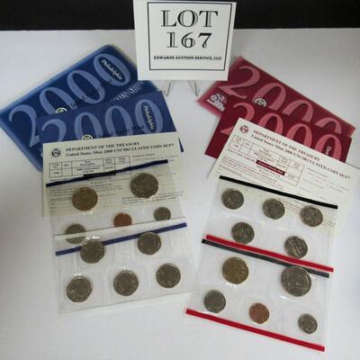 2000 Uncirculated Coin Set Denver and Philadelphia