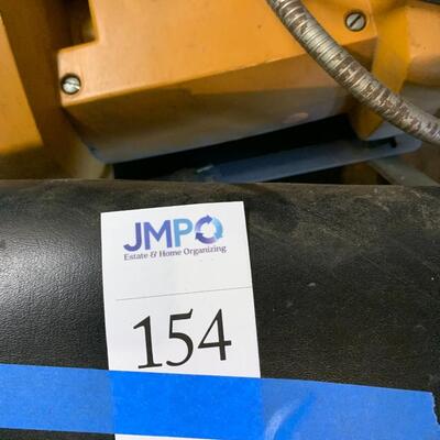 Lot 154: Bench Grinder on rolling tray