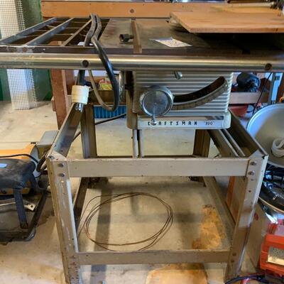 Lot 17:  Vintage tablesaw