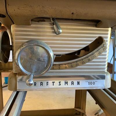 Lot 17:  Vintage tablesaw