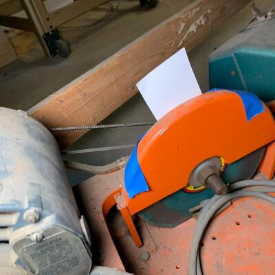 Lot 152: Tile saw