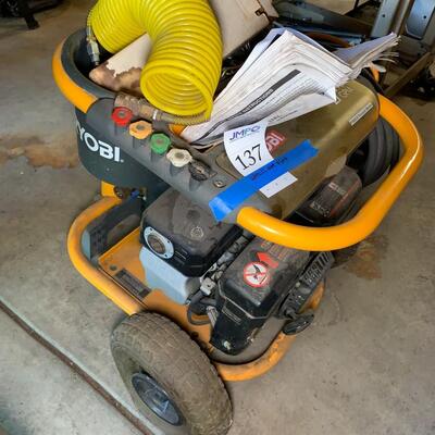 Lot 137: Ryobi Pressure Washer