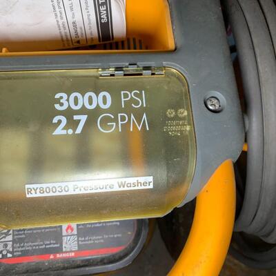 Lot 137: Ryobi Pressure Washer