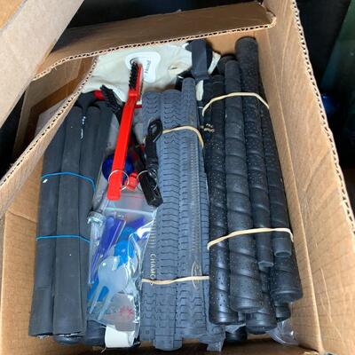 Lot 145: Golf club parts and samples