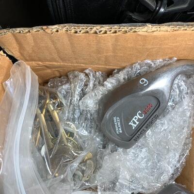 Lot 145: Golf club parts and samples