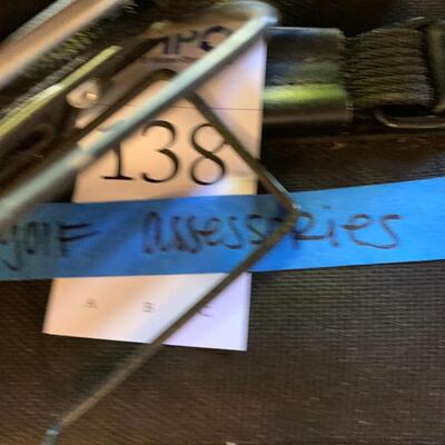 Lot 138:  Golf accessories