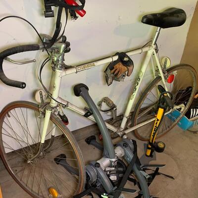 Lot 126: Vintage Bike and accessories