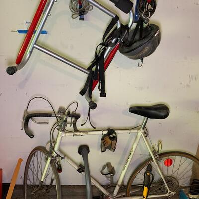 Lot 126: Vintage Bike and accessories