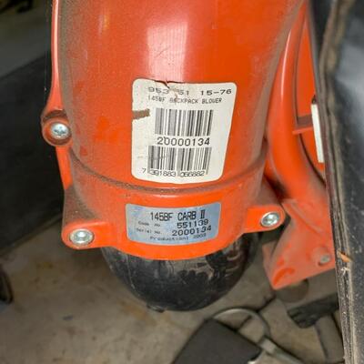 Lot 133:  Gas-powered blower