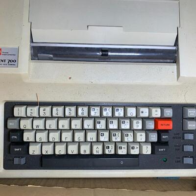 Lot 156:  TI and IBM vintage computers and data terminal