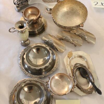 Lot 29 Silver Items