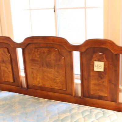 Lot 48 Queen Bed Frame, Headboard & Mattresses #1