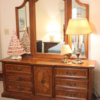 Lot 56 Stanley Furniture Dresser w/ Mirror