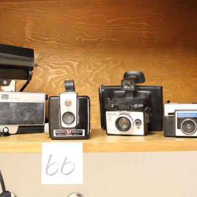 Lot 66 Vintage Kodak Cameras