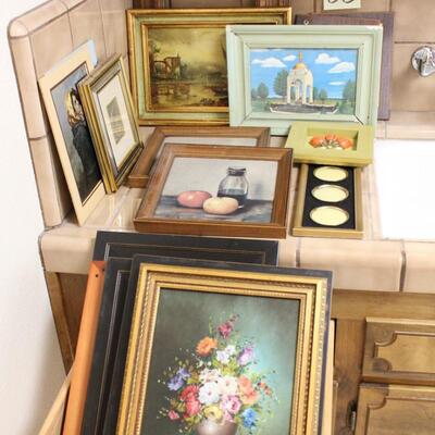 Lot 68 Frames & Framed Art