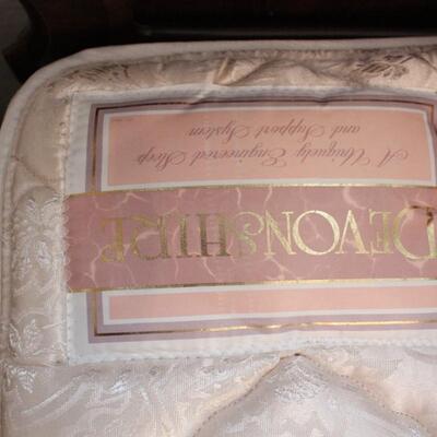 Lot 75 Queen Bed Frame, Bedding Headboard & Mattresses #2