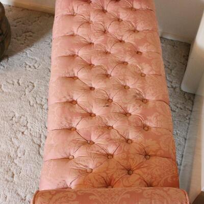 Lot 79 Pink Tufted Provincial Bench