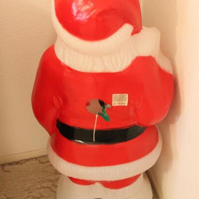 Lot 87 XL Vintage Blow Mold Santa