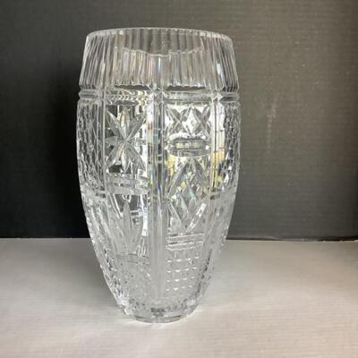 D527 Large 11â€ Waterford Crystal Vase 